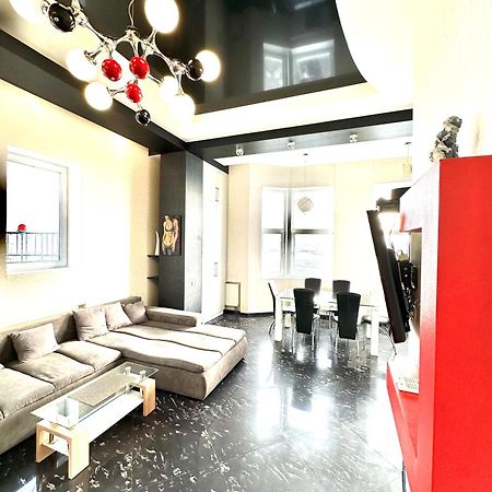 Penthouse Apartment Panoramic View Kiev Exterior foto