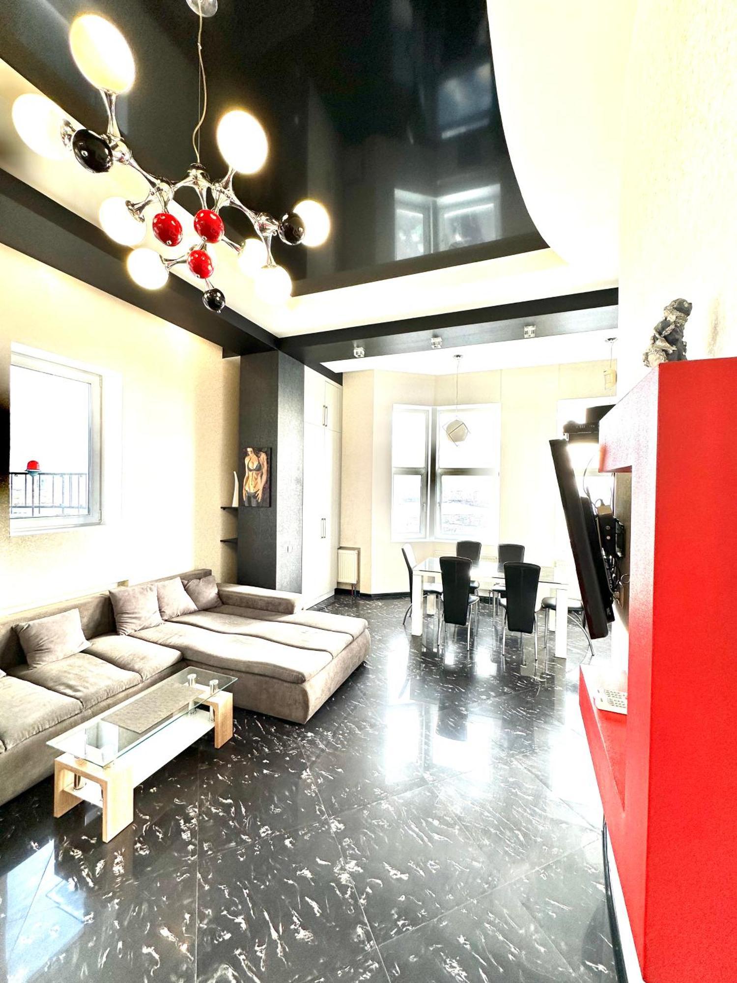 Penthouse Apartment Panoramic View Kiev Exterior foto