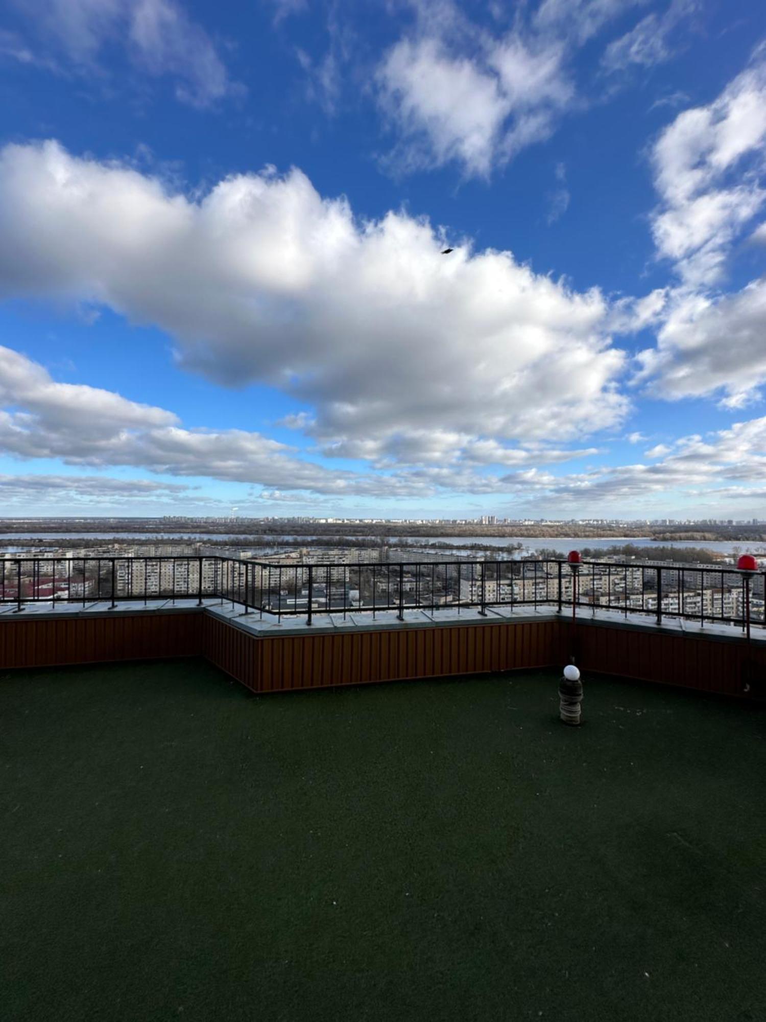 Penthouse Apartment Panoramic View Kiev Exterior foto